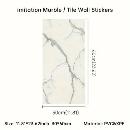 Piastrelle adesive 3D da parete (30 cm x 60 cm)
